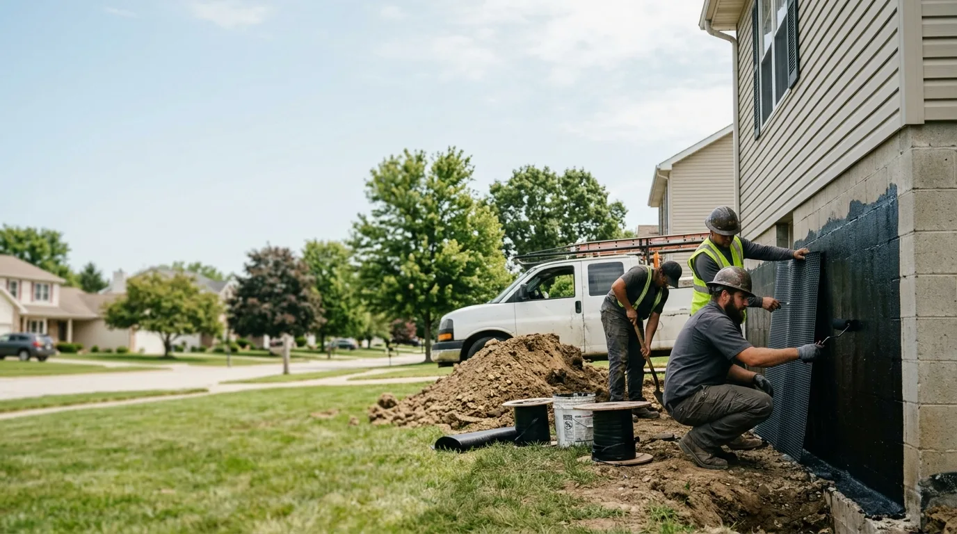 Basement Waterproofing in Fairmount, IN near me